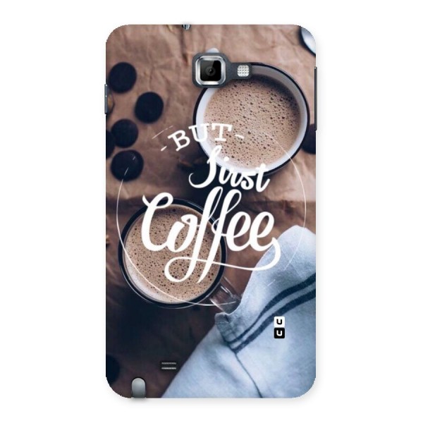 Just Coffee Back Case for Galaxy Note