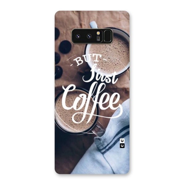 Just Coffee Back Case for Galaxy Note 8