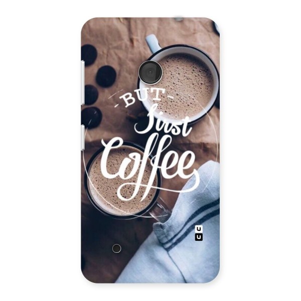 Just Coffee Back Case for Lumia 530