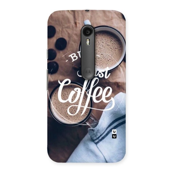 Just Coffee Back Case for Moto G3