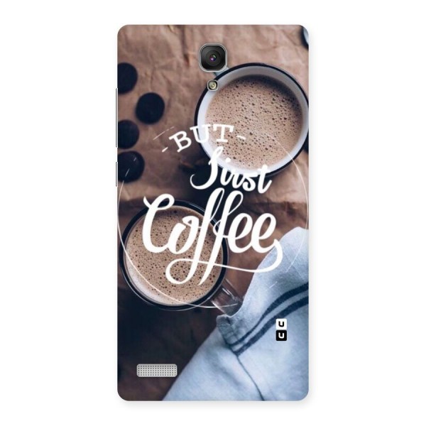 Just Coffee Back Case for Redmi Note