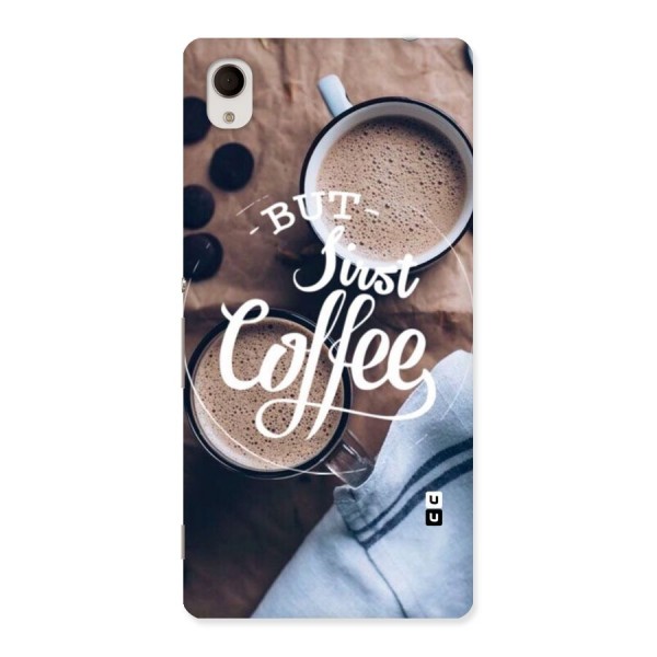 Just Coffee Back Case for Xperia M4 Aqua