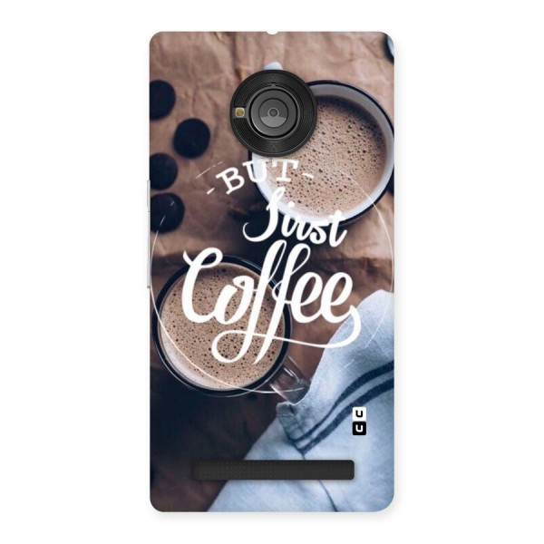 Just Coffee Back Case for Yu Yuphoria