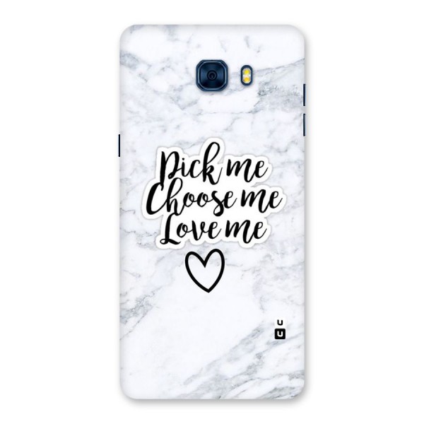 Just Me Back Case for Galaxy C7 Pro