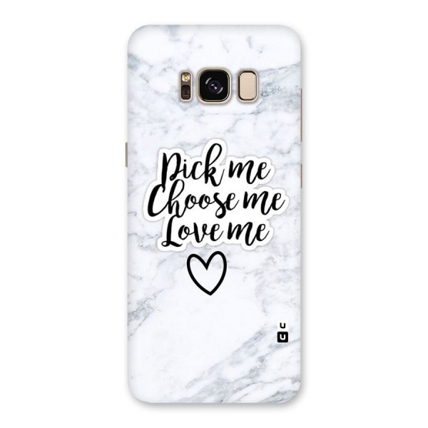 Just Me Back Case for Galaxy S8