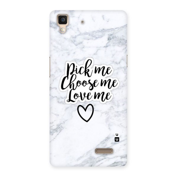 Just Me Back Case for Oppo R7