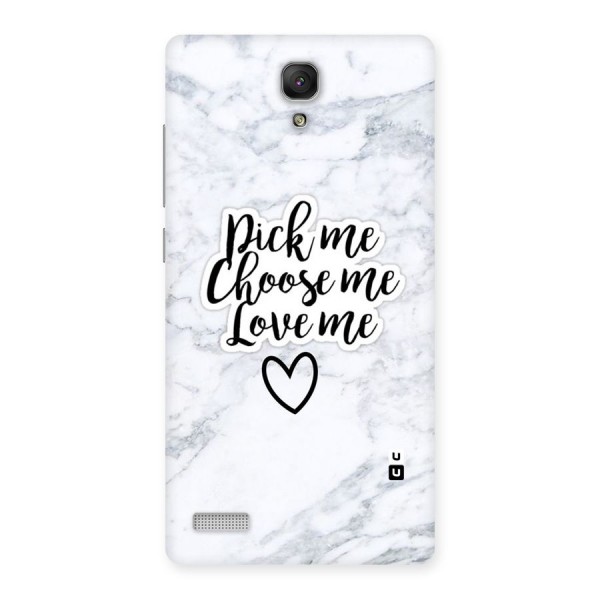 Just Me Back Case for Redmi Note