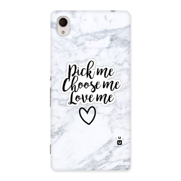 Just Me Back Case for Xperia M4 Aqua