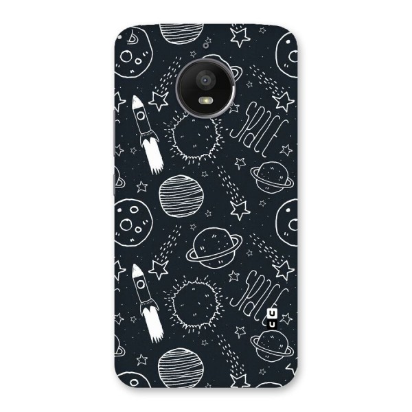 Just Space Things Back Case for Moto E4 Plus