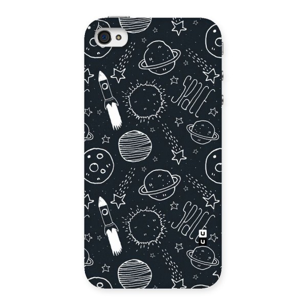 Just Space Things Back Case for iPhone 4 4s