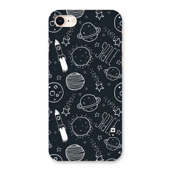 Just Space Things Back Case for iPhone 8