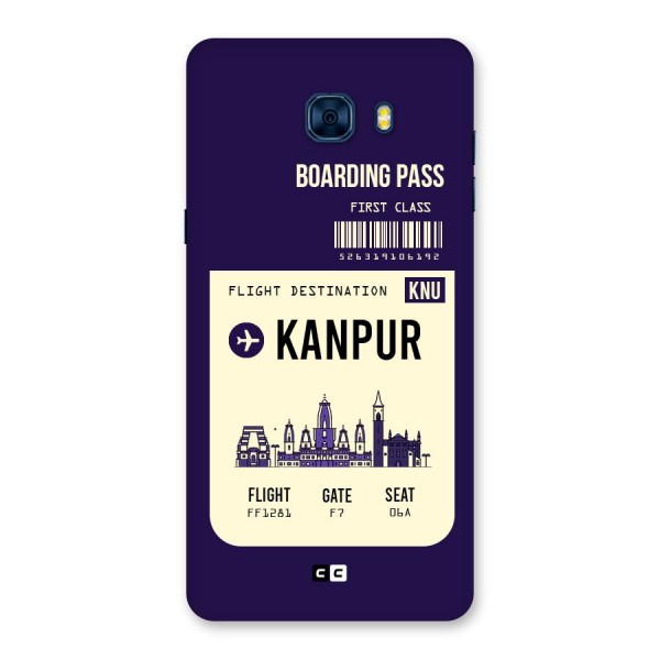 Kanpur Boarding Pass Back Case for Galaxy C7 Pro