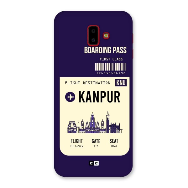 Kanpur Boarding Pass Back Case for Galaxy J6 Plus