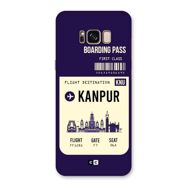 Kanpur Boarding Pass Back Case for Galaxy S8 Plus