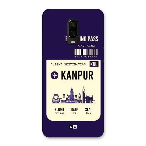 Kanpur Boarding Pass Back Case for OnePlus 6T