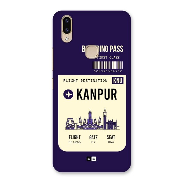 Kanpur Boarding Pass Back Case for Vivo V9