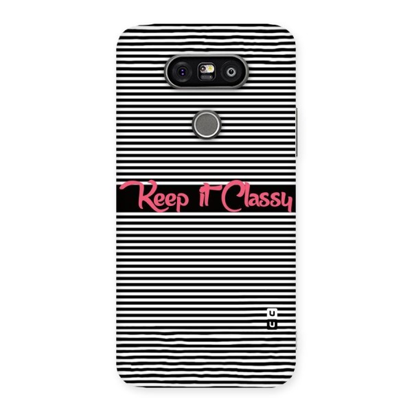 Keep It Classy Back Case for LG G5