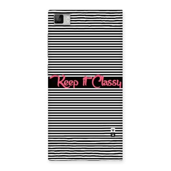 Keep It Classy Back Case for Xiaomi Mi3