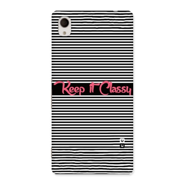 Keep It Classy Back Case for Xperia M4 Aqua