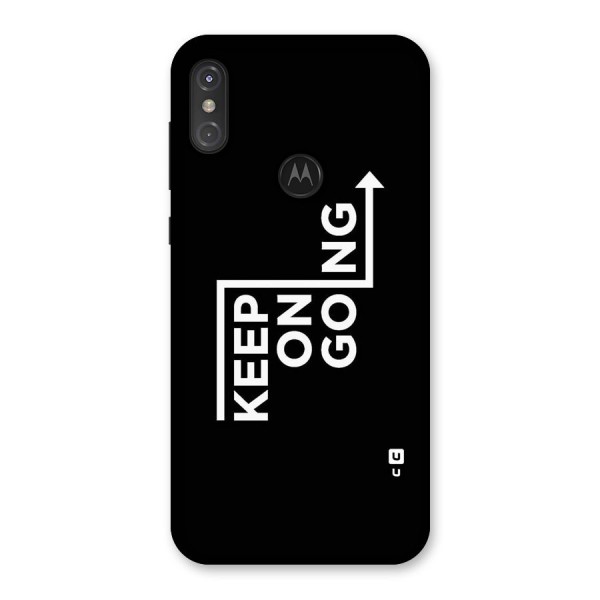 Keep On Going Back Case for Motorola One Power