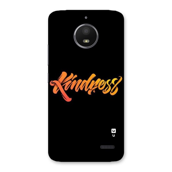 Kindness Back Case for Moto E4