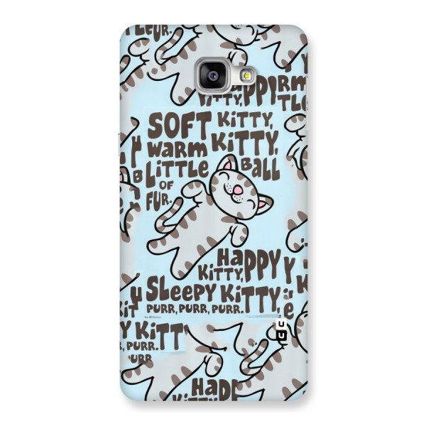 Kitty Pattern Back Case for Galaxy A9