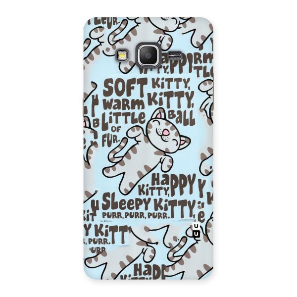 Kitty Pattern Back Case for Galaxy Grand Prime