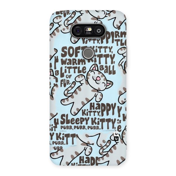 Kitty Pattern Back Case for LG G5