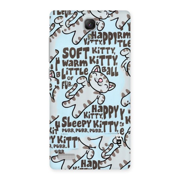 Kitty Pattern Back Case for Redmi Note