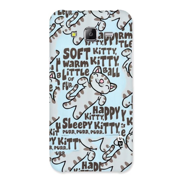 Kitty Pattern Back Case for Samsung Galaxy J5