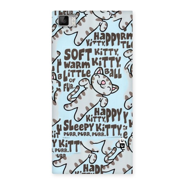 Kitty Pattern Back Case for Xiaomi Mi3