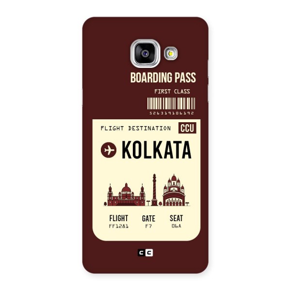 Kolkata Boarding Pass Back Case for Galaxy A5 2016