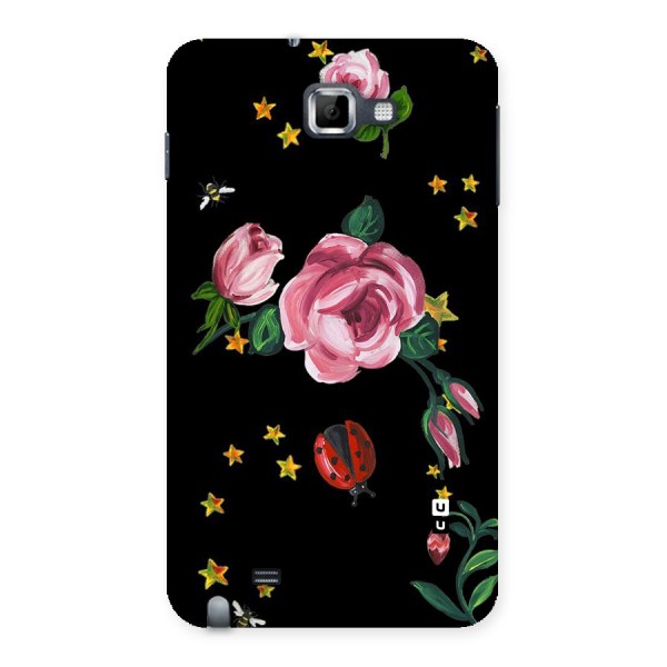 Ladybird And Floral Back Case for Galaxy Note