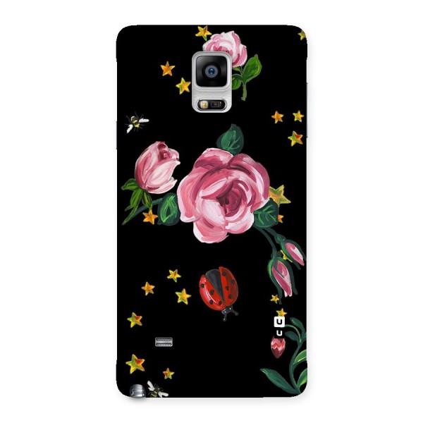 Ladybird And Floral Back Case for Galaxy Note 4