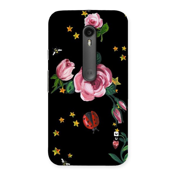 Ladybird And Floral Back Case for Moto G3