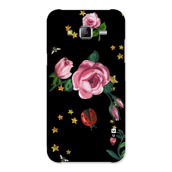 Ladybird And Floral Back Case for Samsung Galaxy J5