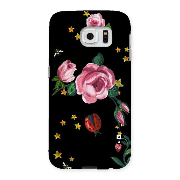 Ladybird And Floral Back Case for Samsung Galaxy S6