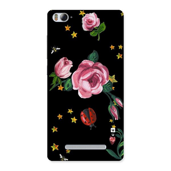 Ladybird And Floral Back Case for Xiaomi Mi4i