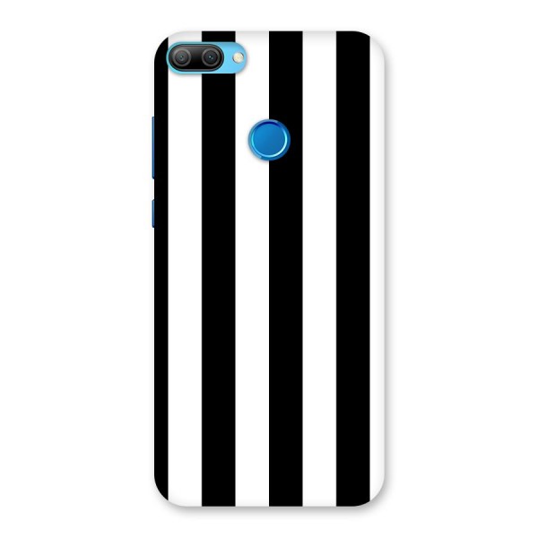 Lavish Black Stripes Back Case for Honor 9N