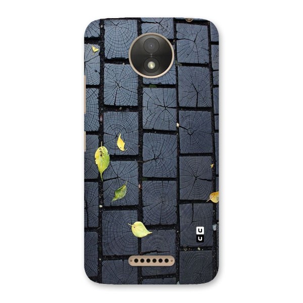 Leaf On Floor Back Case for Moto C Plus