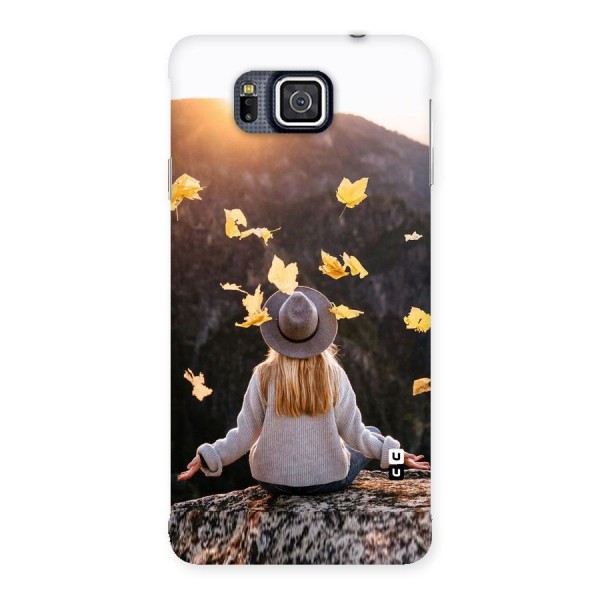 Leaf Rain Sunset Back Case for Galaxy Alpha