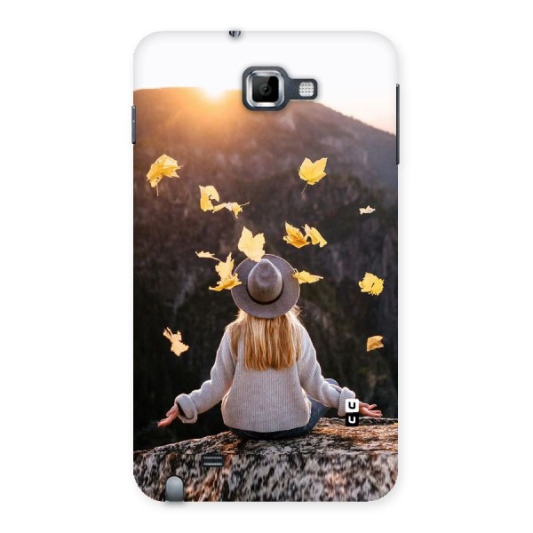 Leaf Rain Sunset Back Case for Galaxy Note