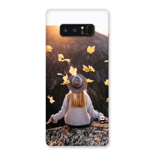 Leaf Rain Sunset Back Case for Galaxy Note 8