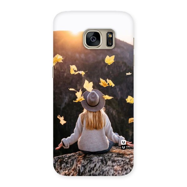 Leaf Rain Sunset Back Case for Galaxy S7