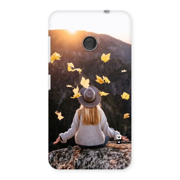 Leaf Rain Sunset Back Case for Lumia 530