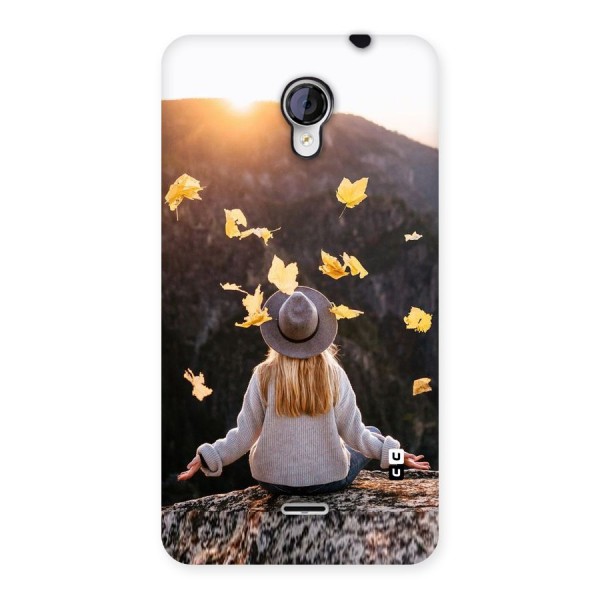 Leaf Rain Sunset Back Case for Micromax Unite 2 A106