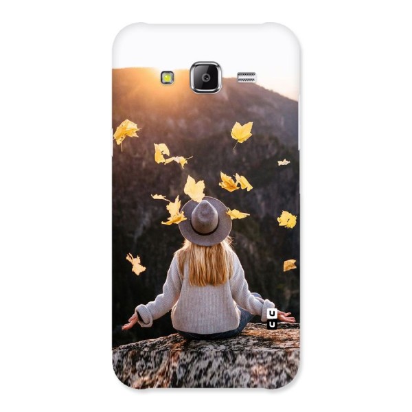 Leaf Rain Sunset Back Case for Samsung Galaxy J5