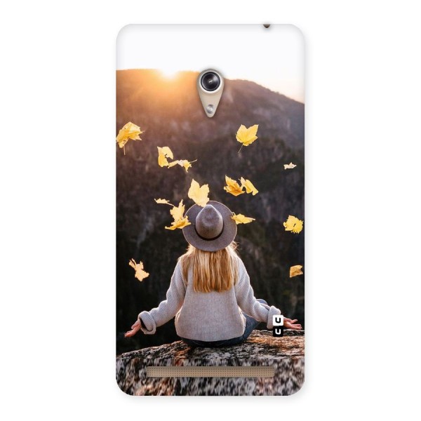 Leaf Rain Sunset Back Case for Zenfone 6