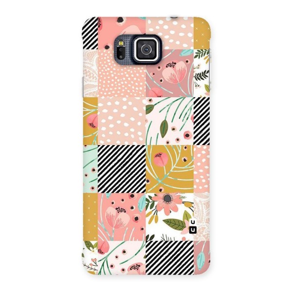 Leaf Stripe Polka Back Case for Galaxy Alpha