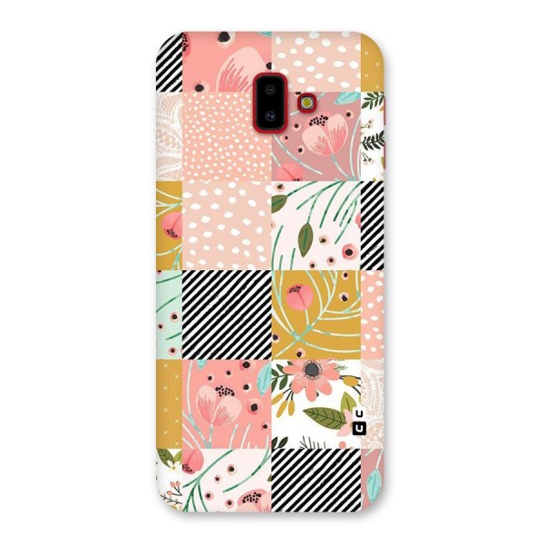 Leaf Stripe Polka Back Case for Galaxy J6 Plus